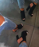 "The Stack" Heels