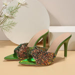 Sequin High Heels