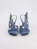 "The Denim" Rivet Heels