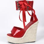 "The Straw" Platform Wedges