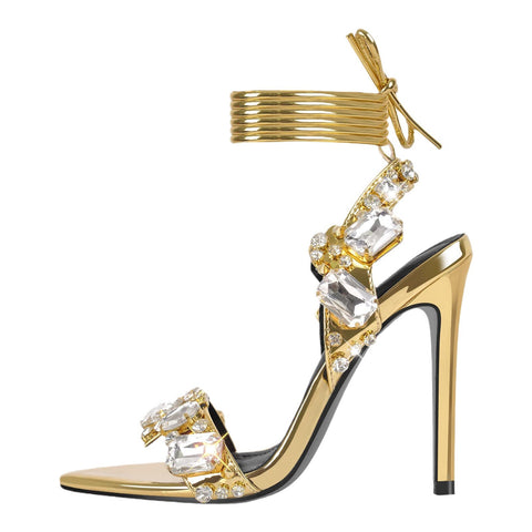"The Rivet" Rhinestone Stilettos