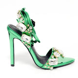 "The Rivet" Rhinestone Stilettos