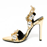 "The Rivet" Rhinestone Stilettos