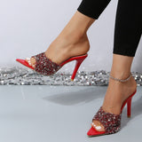 Sequin High Heels