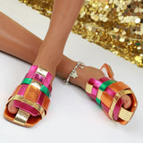 Square Toe Slippers