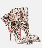 Satin Bow Open Toe Heels